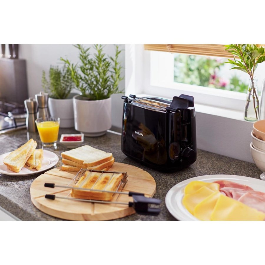 Philips Daily Collection HD2583/90 br�drister 8 8 skive(r) 600 W Sort #5