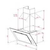 Konventions-emhtte Teka DVT 78660 TBS 70 cm 700 m3/h 280W A+ Sort #5