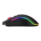 Havit MS1001S - Optisk hjrehnds-gamingmus, USB type A, sort-gr #3