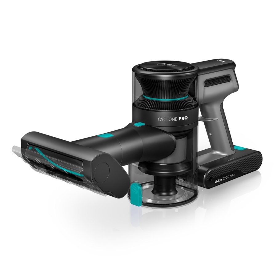 Niceboy ION Hurricane H7 2-i-1 stangst�vsuger Batteri Dry HEPA Posel�s 200 W Sort, Bl� 2,2 At #3