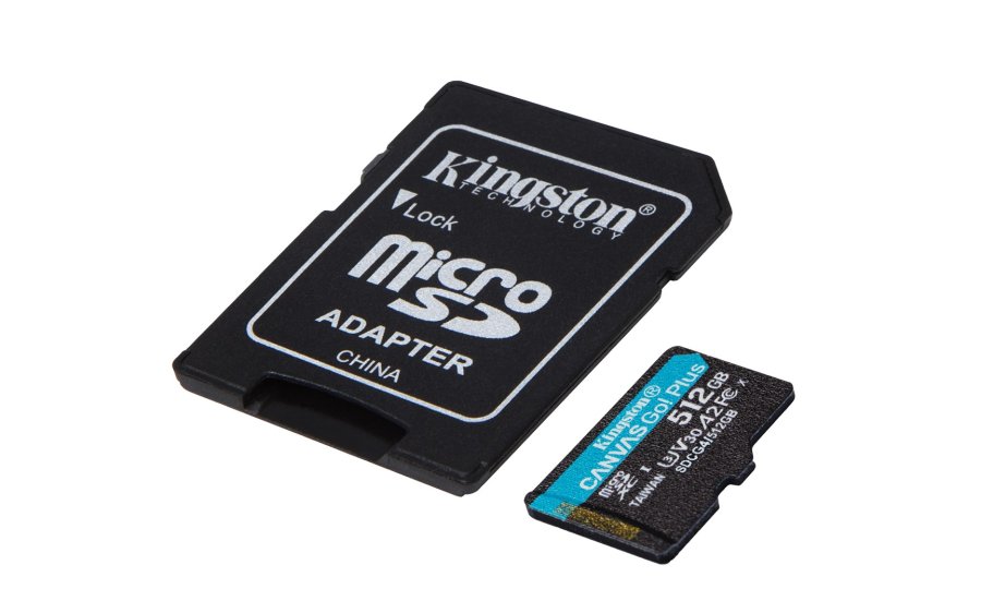 Kingston Technology 512 GB microSDXC Canvas Go! Plus Gen4 200 MB/s A2 U3 V30-kort + adapter #7