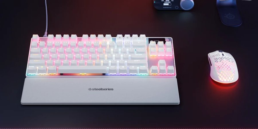 Steelseries APEX PRO TKL GEN 3 tastatur Spil USB US engelsk Hvid #4