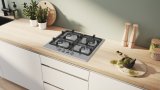 Bosch Serie 4 PGH6B5K90 kogeplade Rustfrit stl Indbygget 58 cm Gaskomfur 4 zone(s) #5