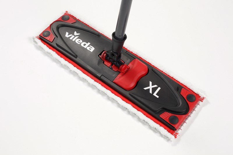Mop with Bucket Vileda Ultramat Turbo XL Sort Rd Mikrofiber #4