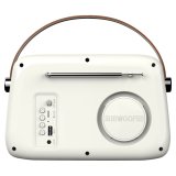 SAVIO RS-02 Brbar radio, hvid #5