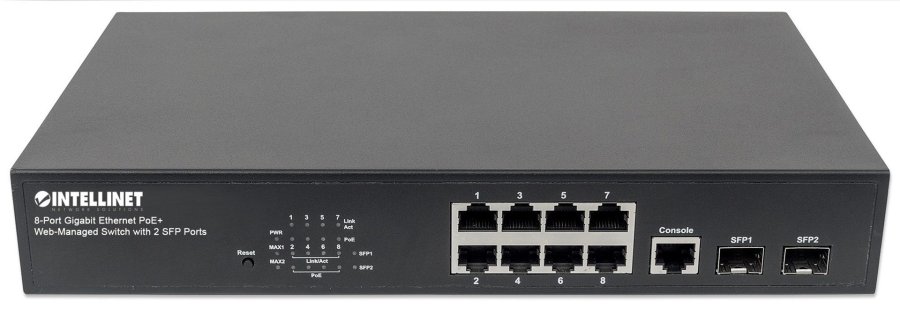 Intellinet 561167 netvrksswitch Administreret Gigabit Ethernet (10/100/1000) Strm over Ethernet (PoE) Sort #5