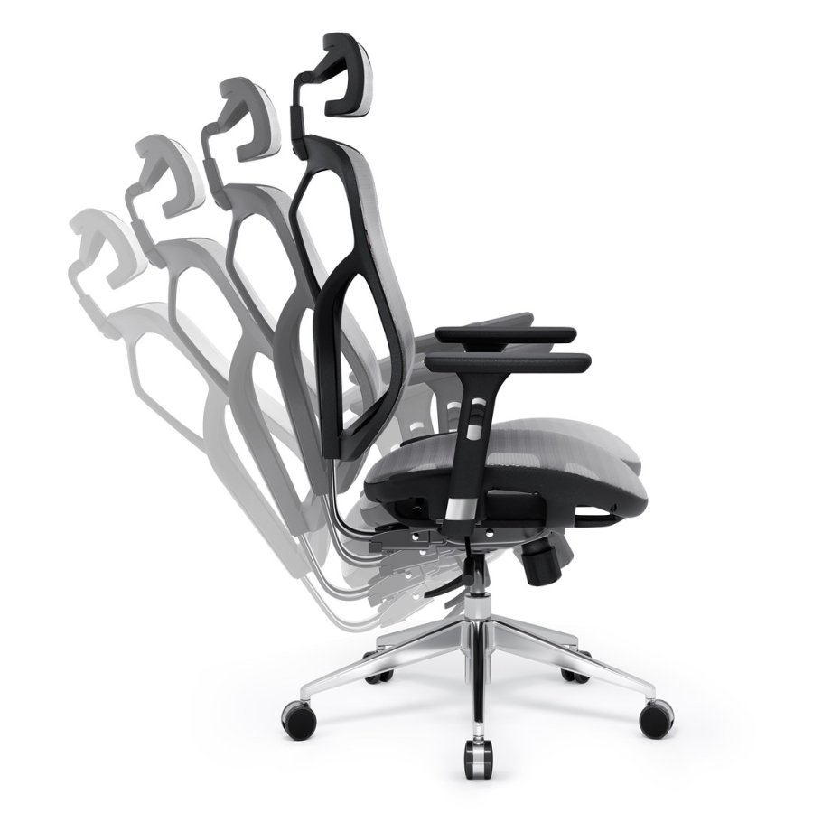 DIABLO V-BASIC ergonomisk lnestol sort-gr #13