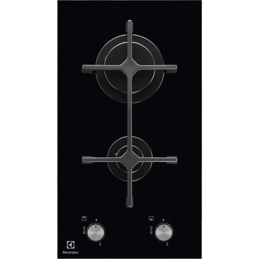 Electrolux EGC3322NVK kogeplade Sort Indbygget Gaskomfur 2 zone(s) #1