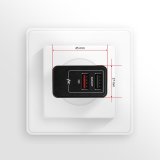Axagon ACU-QS24 oplader til mobil enhed Smartphone Sort Vekselstrm Hurtig opladning Indendrs #10