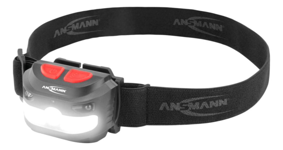 Ansmann HD250RS Sort Hovedbnd lommelygte COB LED #3