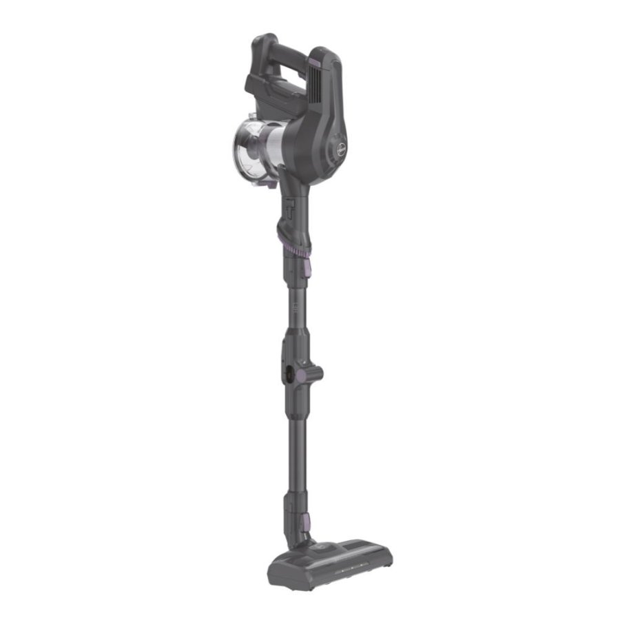 Hoover HF1 HF103X 011 Stick vakuum Batteri Dry Stof Posels 0,9 L 170 W Titanium #31