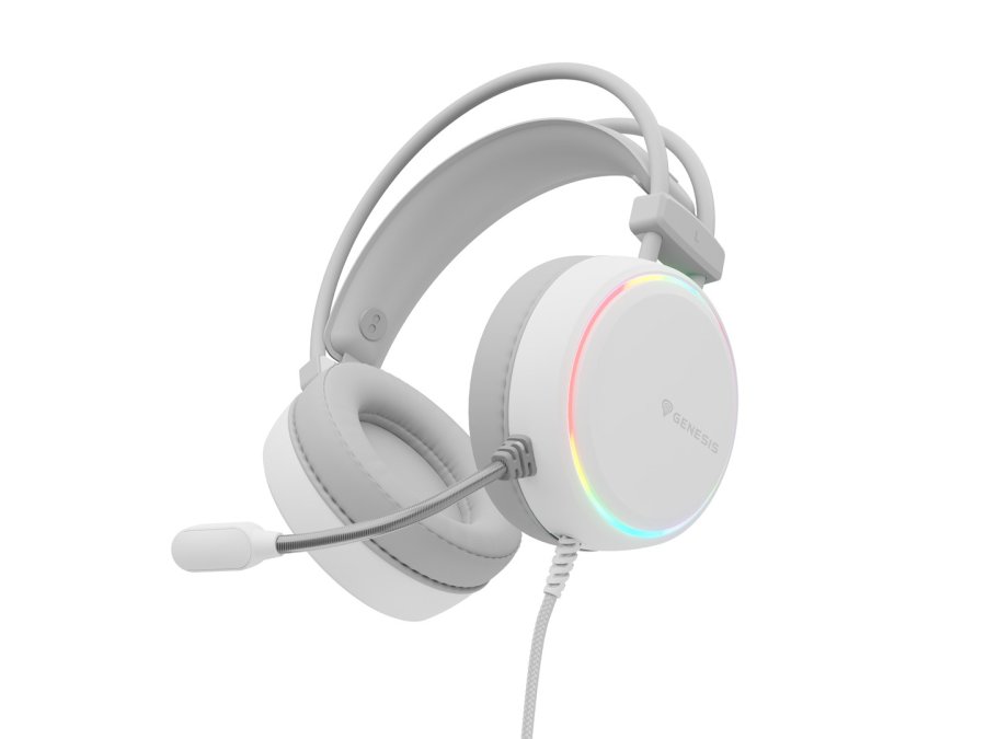 GENESIS Neon 613 Headset Ledningsfrt Spil USB Type-A Hvid #7