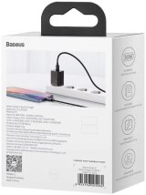 Baseus CCSUPJ01 oplader til mobil enhed Universel Sort Vekselstrm Hurtig opladning Indendrs #3