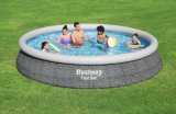 Bestway Fast Set 57313 swimmingpool til over jorden Indrammet pool Rund 9677 L Gr� #11
