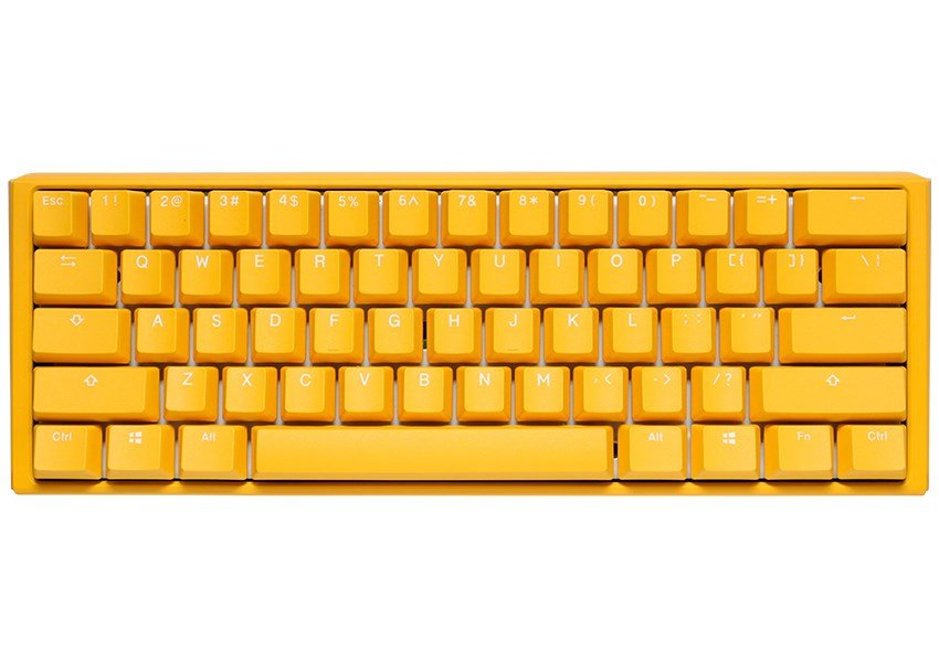 Ducky One 3 Mini Yellow tastatur Spil USB QWERTY US engelsk Gul #1