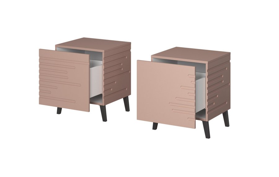 Cama sengebord NOVA 44x40x52 pink mat #2