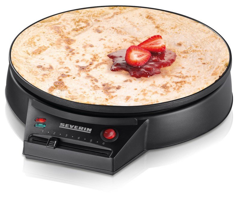 Severin CM 2198 pandekage- og crepes-maskine 1 pandekage(r) 1000 W Sort #1