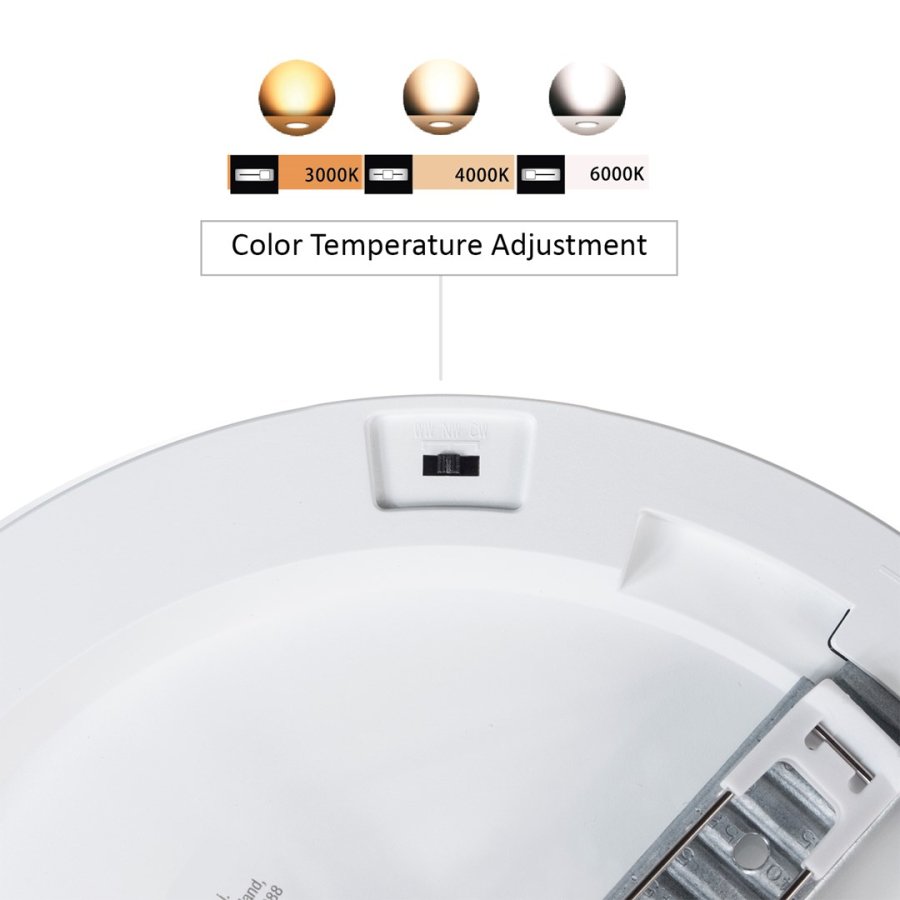 LED plafond panel 7in1 flush mounted ultra slim 30W 3 farver (WW, NW, CW) Led4U LD142 microwave built-in power supply #5