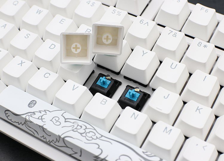 Ducky ONE 2 White Edition tastatur Universel USB Tysk Hvid #4