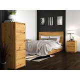 Topeshop K2 ARTISAN sengelampe & sengebord 2 skuffe(r) Egetr #2