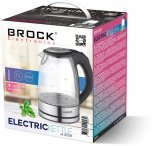 Brock Electronics WK 2102 BK elkedel 1,7 L 2200 W Sort, Rustfrit stl, Transparent #3