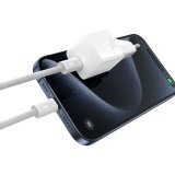 Baseus P10110902213-01 USB-C GaN5 mini 30W netoplader Hvid #6