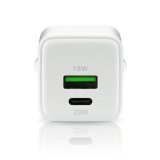 Charger 1 x USB, 1 x USB-C Quick Charge 3.0 20W white #2