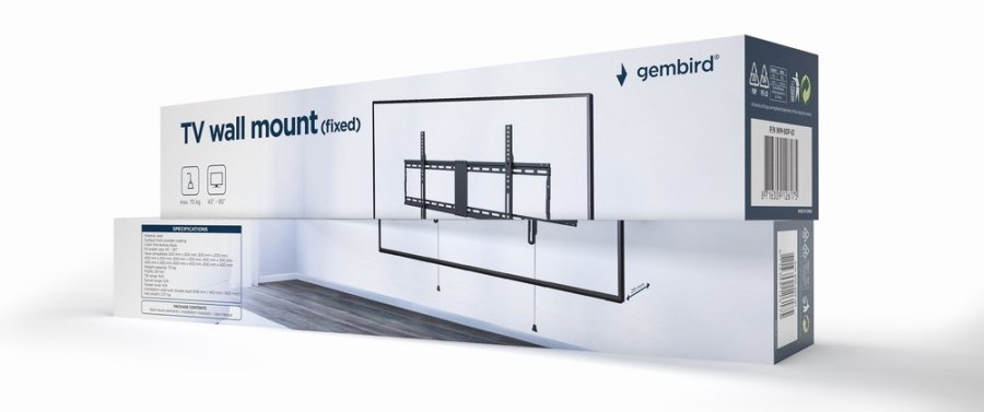 Gembird WM-90F-01 tv-beslag 2,29 m (90