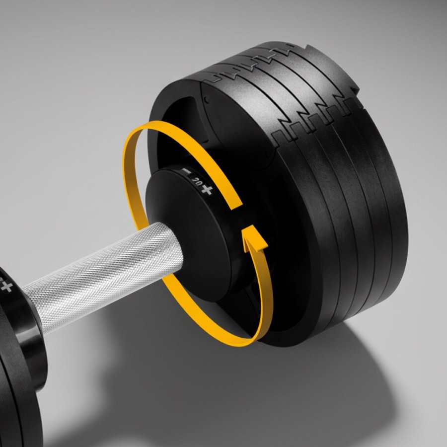 REBEL ACTIVE automatisk h�ndv�gt i st�bejern 36 kg, intervaller p� 2 kg #6