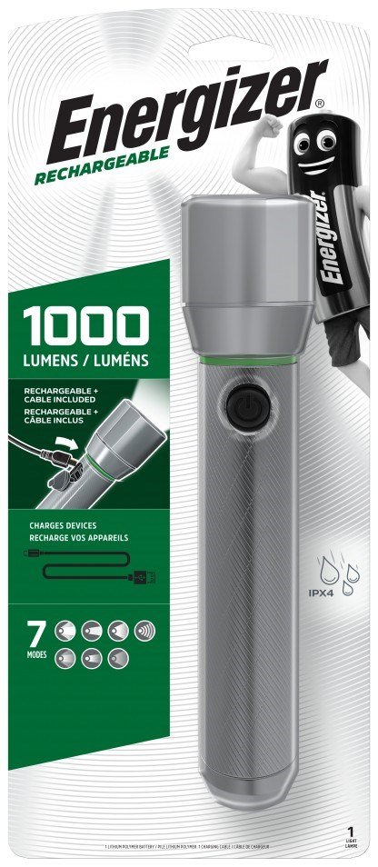 Lygte LED Energizer Metal Vision HD 1000 Lm 250 Lm #1