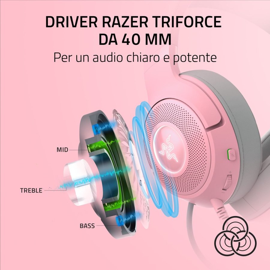 Gaming headset med mikrofon Razer RZ04-04730200-R3M1 #3