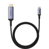 Baseus High Definition Series Fleksibelt USB C til HDMI8K-kabel 1,5 m Sort #1