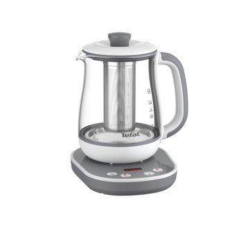 Tefal BJ551B10 temaskine 1,5 L 1430 W Gr, Hvid #1