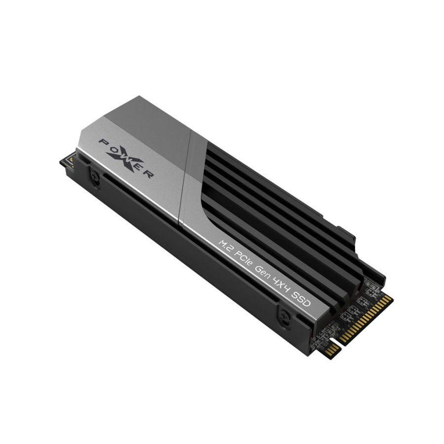 SILICON POWER PCIe Gen 4x4 XS70 Internt solid state-drev SSD 1TB M.2 2280 NVMe 1.4 (SP01KGBP44XS7005) Sort, Gr #2
