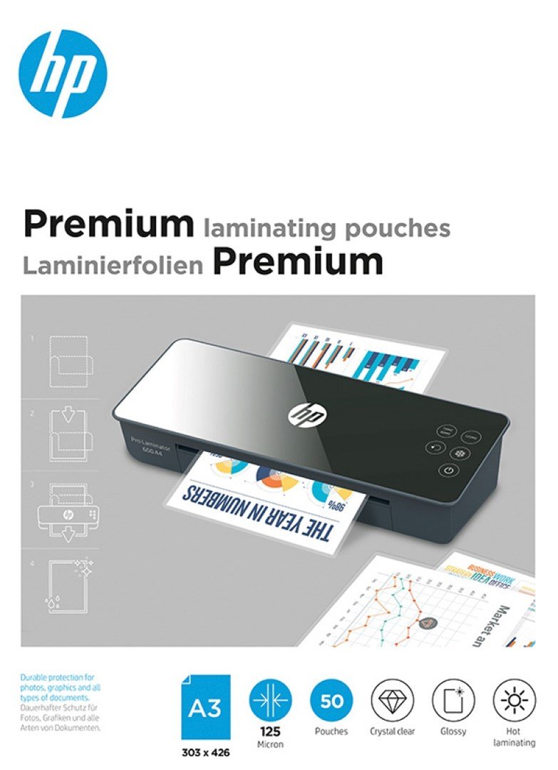 HP Premium lamineringsfilm A3 50 stk #1