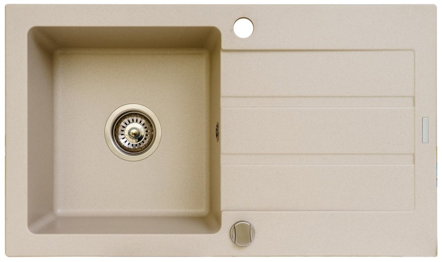 Enkeltvask med aflb Maidsinks Promo 76x44 1B 1D E070053701 #1