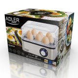 Adler AD 4486 ggekoger 8 g 800 W Sort, Satin stl, Transparent #6