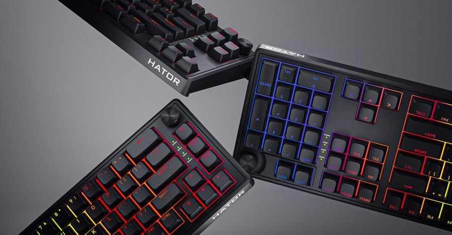 HATOR Skyfall 65 Wired tastatur Universel USB QWERTY Engelsk Sort #14