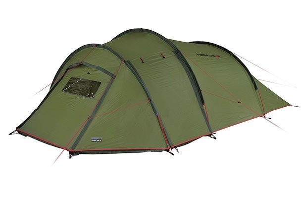 High Peak Falcon 4 4 person(er) Grn, Rd Tunneltelt #5