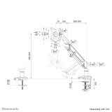 Neomounts DS70-810BL1 skrmbeslag og -stativer 81,3 cm (32
