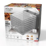 Adler | Food Dehydrator | AD 6660 | Power 600 W | Number of trays 6 | Integrated timer | Black #6