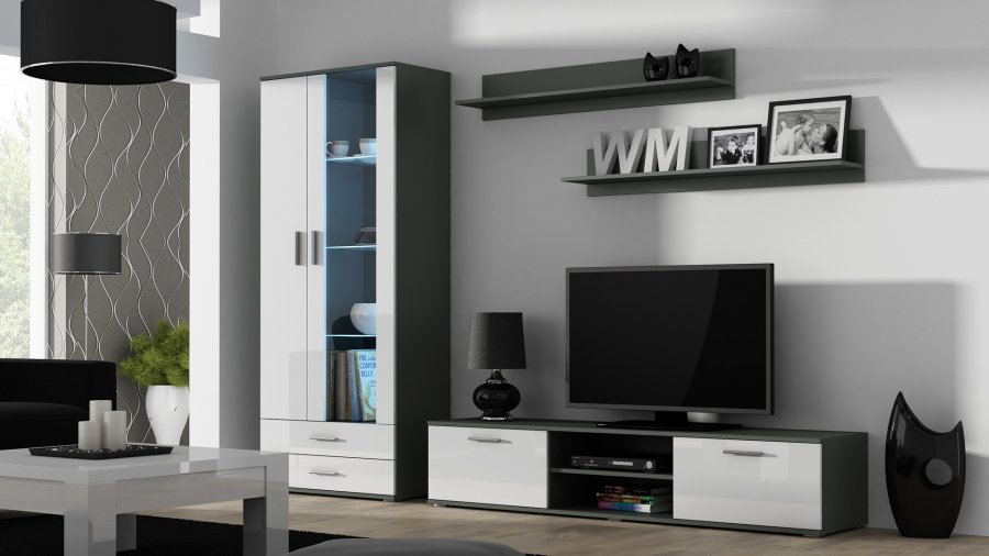 Cama SOHORTV180SZ/BI TV stativ & underholdningscenter 1 hylder #4