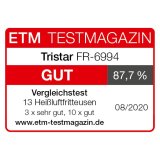Tristar FR-6994 frituregryde Enkelt 4,5 L Enkeltstende 1500 W Varmluftsteger Sort, Slv #11