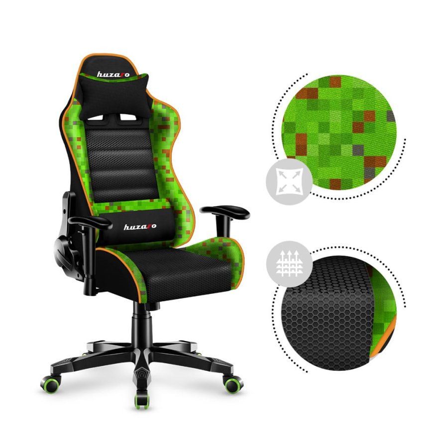 Huzaro HZ-Ranger 6.0 Pixel Mesh gaming stol til brn #6