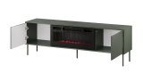 Cama RTV-skab EF + pejs sort TRESSE 180x40x54.5 mat grn #2