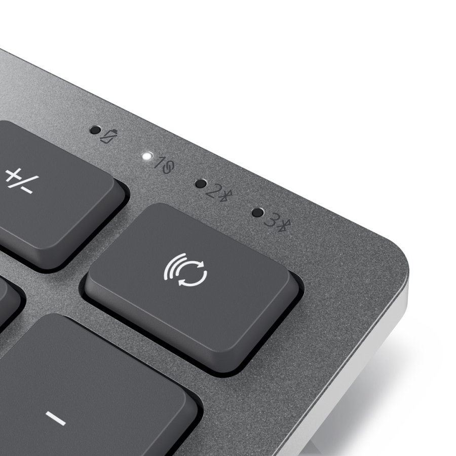 DELL KM7120W tastatur Mus inkluderet Kontor RF tr�dl�s + Bluetooth QWERTZ Tysk Gr�, Titanium #7