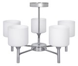 Klassisk lysekrone vedhng loftslampe Activejet MIRA Chrome 5xE27 til stuen #1