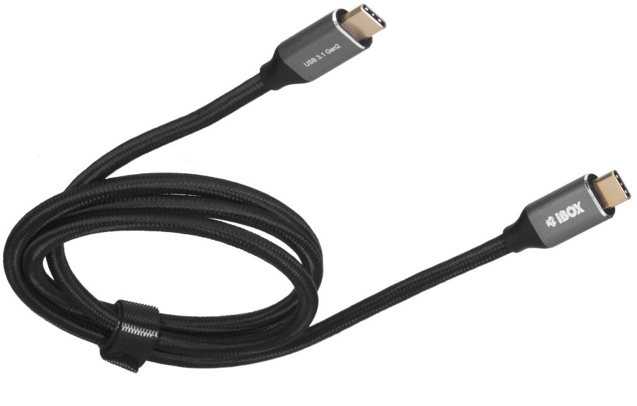 I-BOX USB C/USB C, 1 m kabel USB 3.2 Gen 2 (3.1 Gen 2) Sort #4
