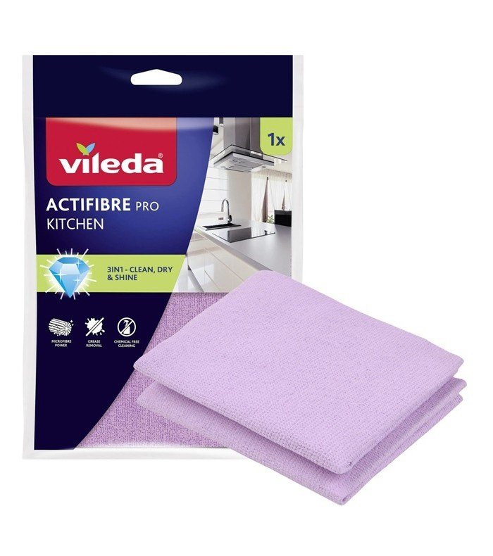 Vileda Ultramax Box fladmoppe med k�kkens�t | Universal-handsker, 1 par + Actifibre Pro k�kkenklud, 1 stk. #3