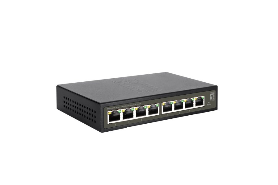 LevelOne GES-2108 netv�rksswitch Administreret L2 Gigabit Ethernet (10/100/1000) Sort #4